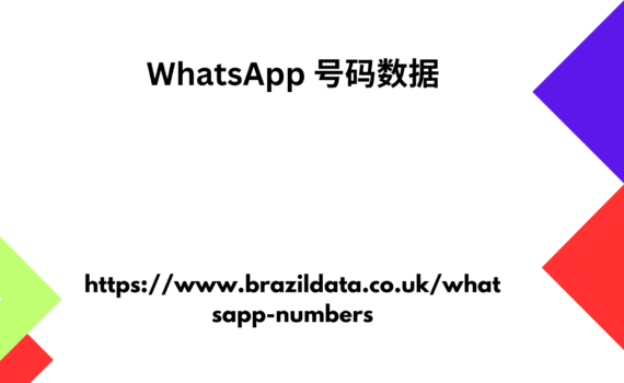 WhatsApp 号码数据