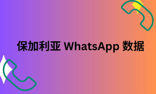 保加利亚 WhatsApp 数据