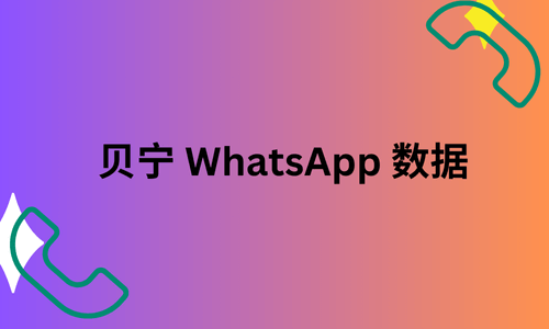 贝宁 WhatsApp 数据