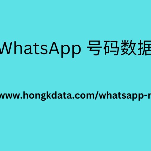 WhatsApp 号码数据